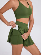 RIVA white bra and skirt set - Six Zero padel