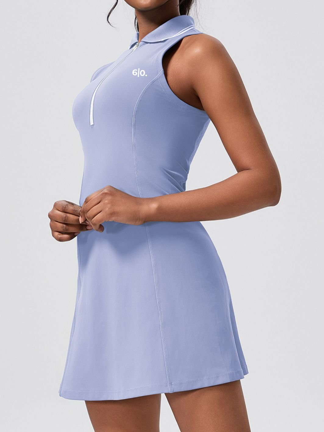 RONA purple polo dress - Six Zero padel