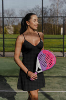 SIA pink dress with straps - Six Zero padel