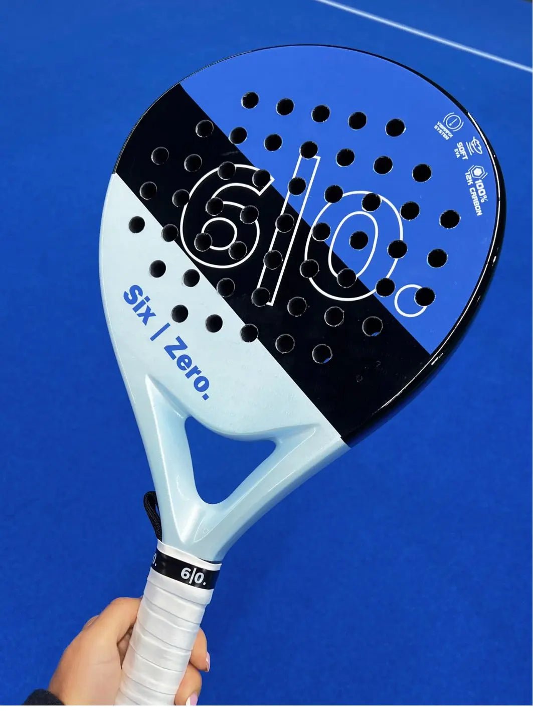 Six|Zero Limited winter Edition Comfort Padel Racket Unisex - Six Zero padel