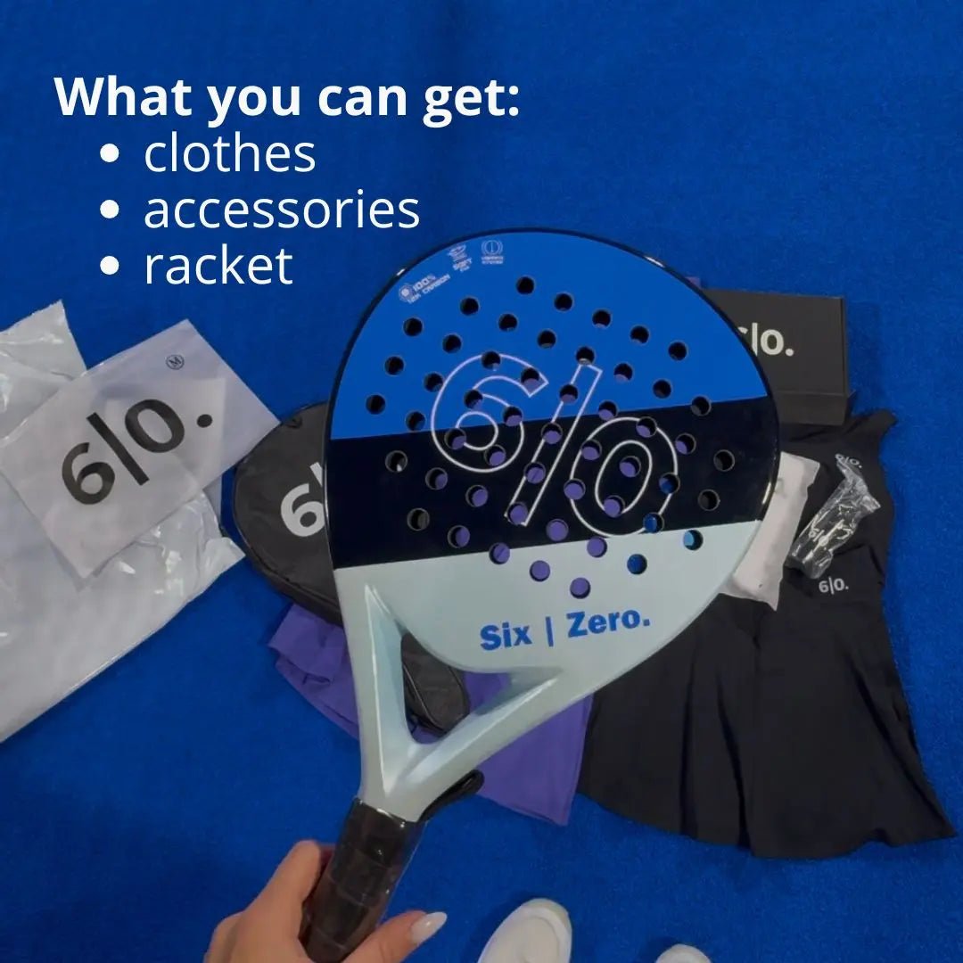 Six|Zero Mystery Box – The Ultimate Padel Surprise! (For women) - Six Zero padel