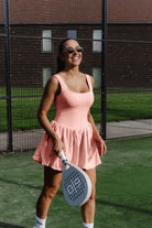 SORA black puffy skirt dress - Six Zero padel