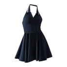 White classic polo padel dress - Six Zero padel