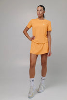 White Light material shirt and skirt set (without bra) - Six Zero padel