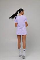White Light material shirt and skirt set (without bra) - Six Zero padel
