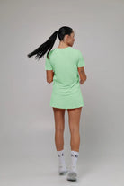 White Light material shirt and skirt set (without bra) - Six Zero padel