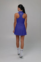 White modern style polo padel dress - Six Zero padel