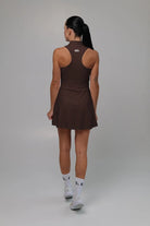 White modern style polo padel dress - Six Zero padel