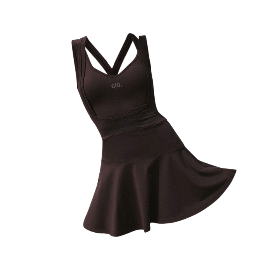 Yellow stylish padel dress - Six Zero padel